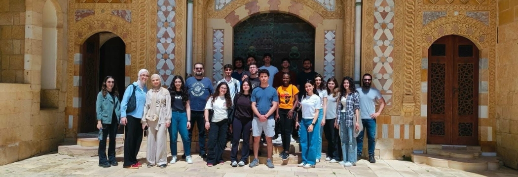 Student trip to Beit el-Din with Prof. Makram Rabah and Varak Ketsemanian, Spring 2025
